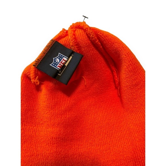 NWT New Era Denver Broncos NFL Embroidered Logos Beanie Hat Unisex OS Orange - Picture 4 of 10